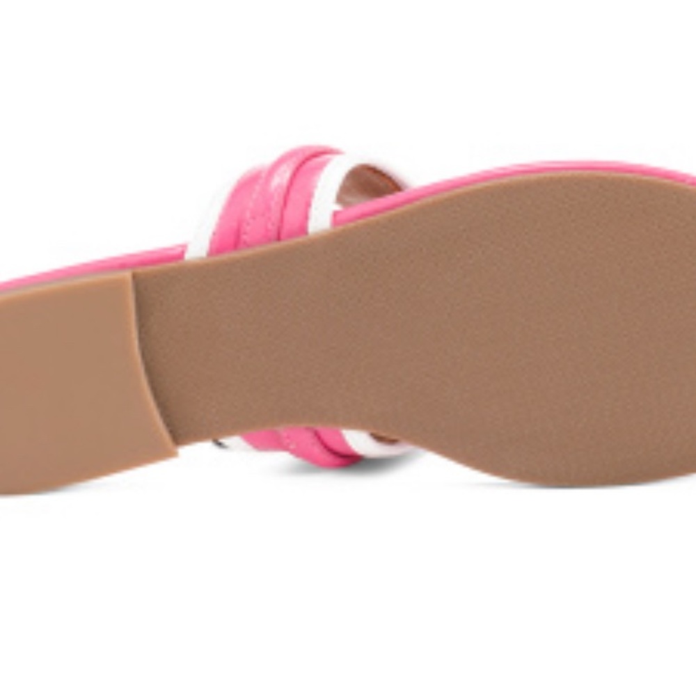NWT J. McLaughlin Women's Vibrant Pink Sandals nixi flat size 8 - Picture 6 of 6